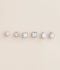 3 Pack Glitz Earring Set