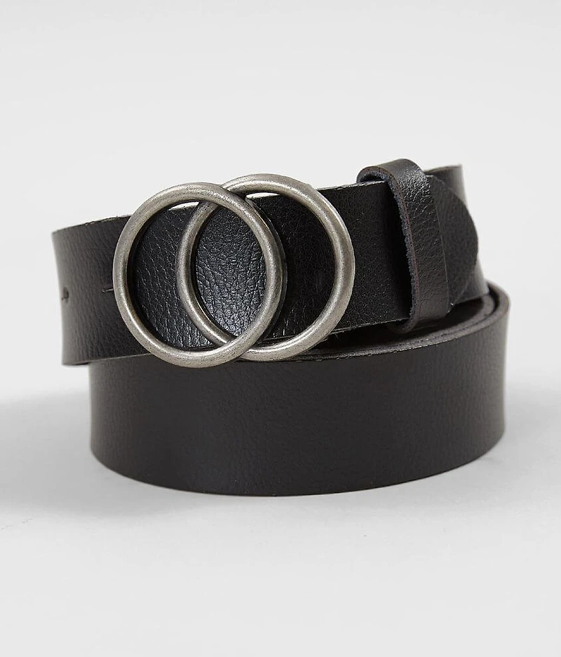 Double Circle Leather Belt