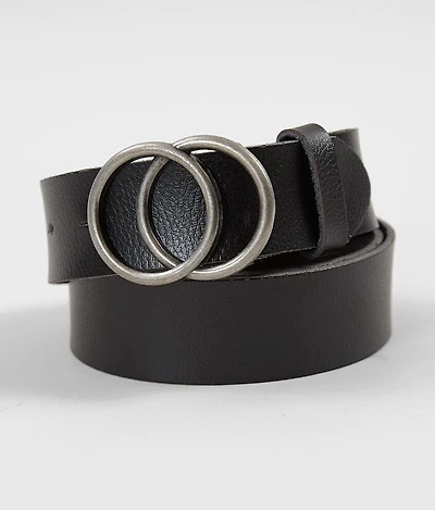 Double Circle Leather Belt