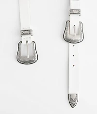 Double Buckle Western Belt