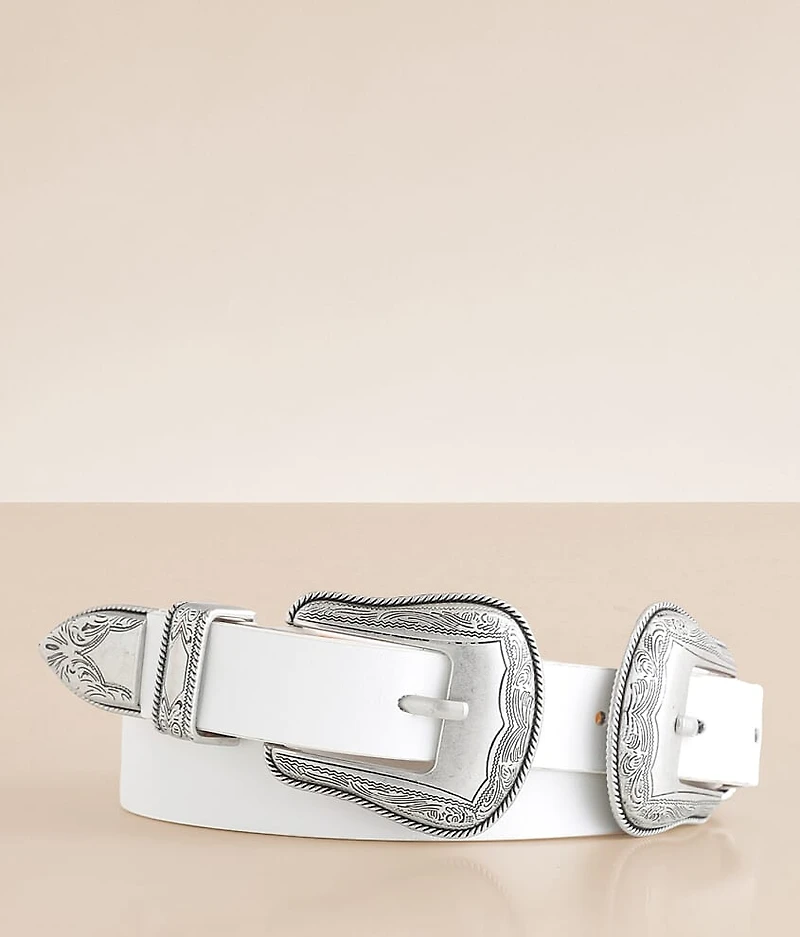 Double Buckle Western Belt