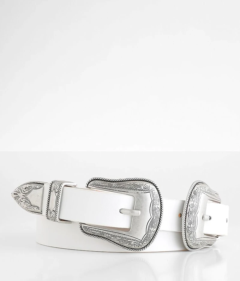 Double Buckle Western Belt