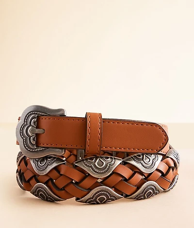 Embossed Metal Belt
