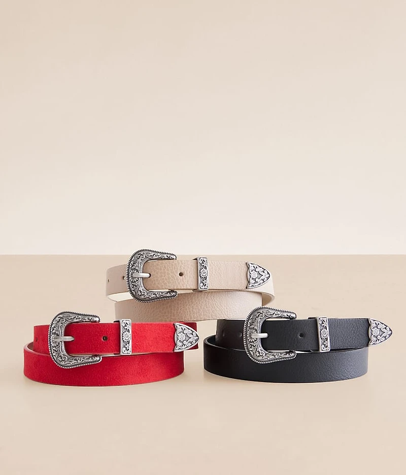 3 Pack Basic Belt Set