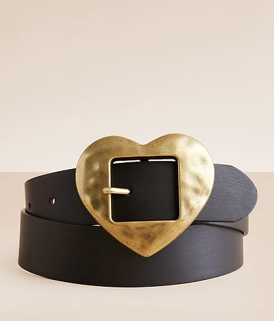 Heart Buckle Belt