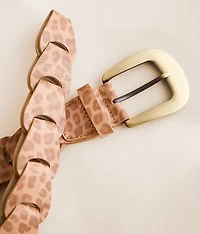 Leopard Cut-Out Belt