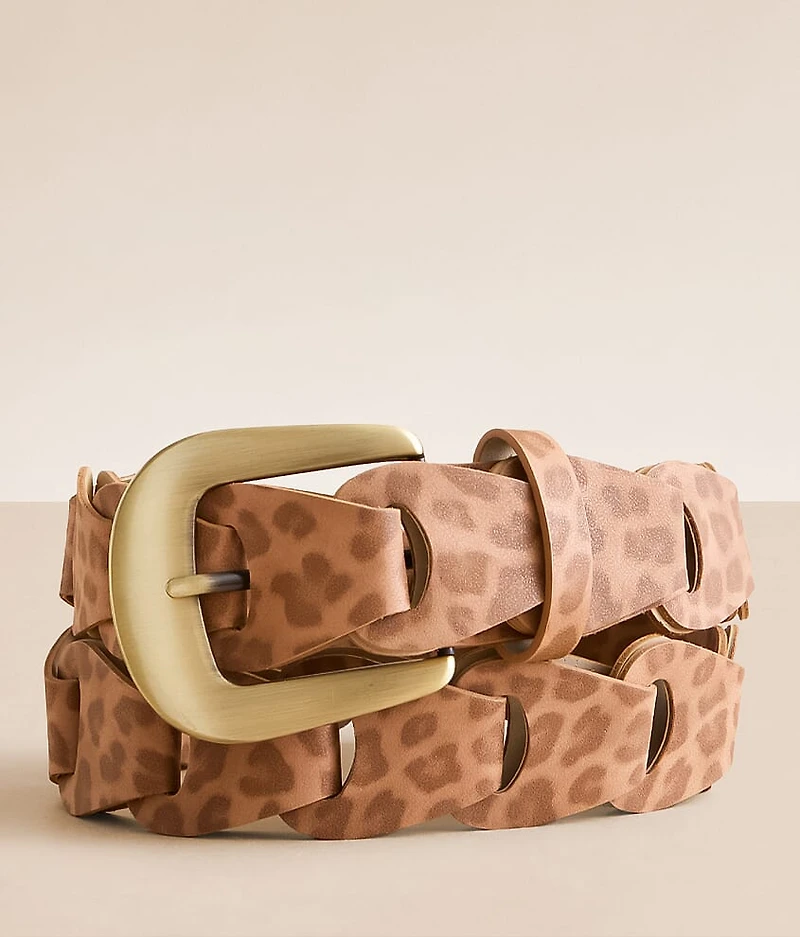 Leopard Cut-Out Belt