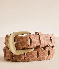Leopard Cut-Out Belt