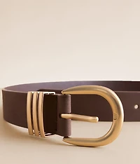 Faux Leather Belt