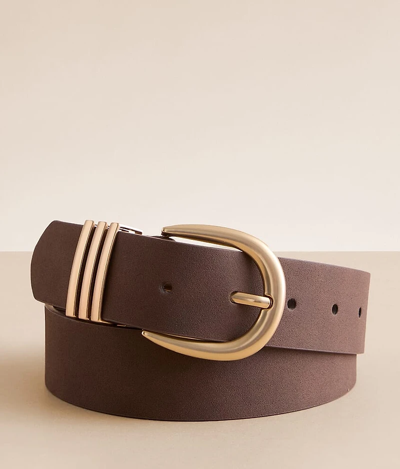 Faux Leather Belt