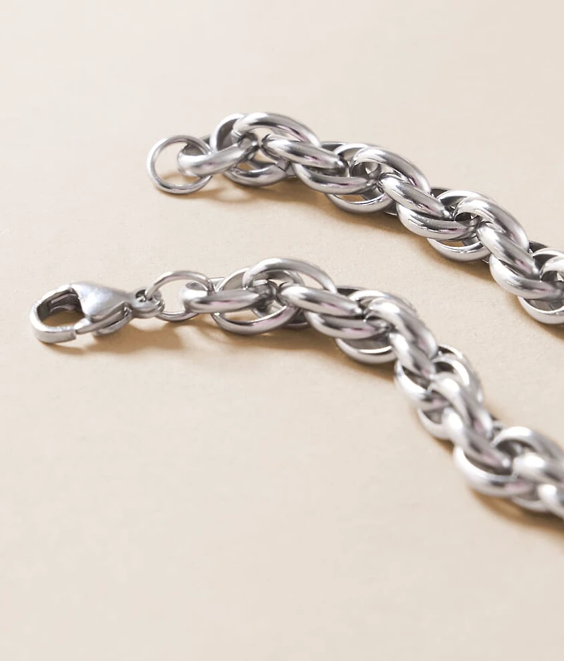 Twisted Rope Chain Bracelet