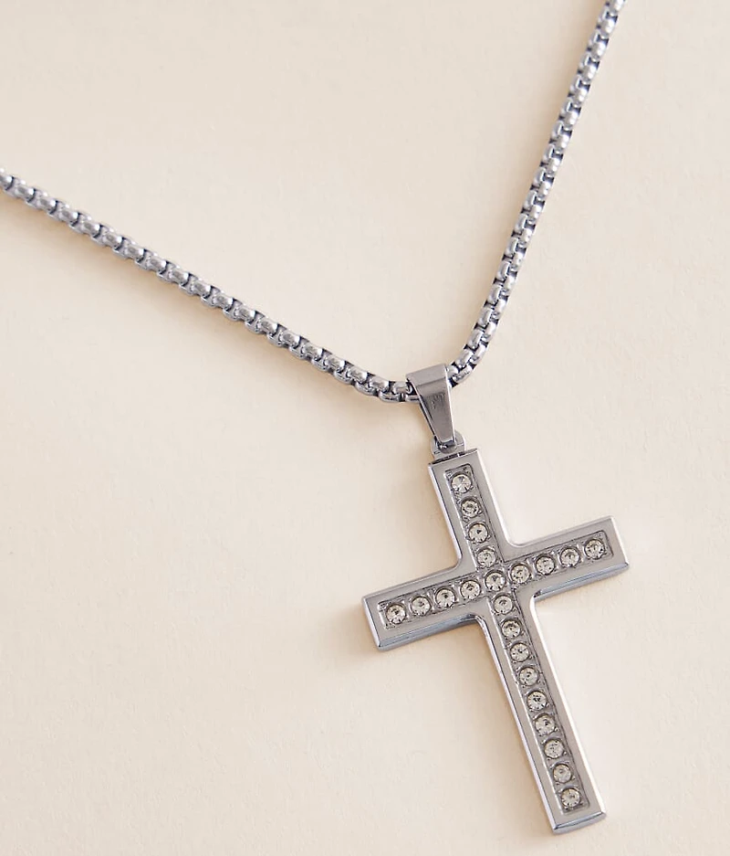 Bling Cross Necklace