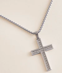 Bling Cross Necklace