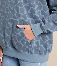 Washed Camo Hooded Sweatshirt
