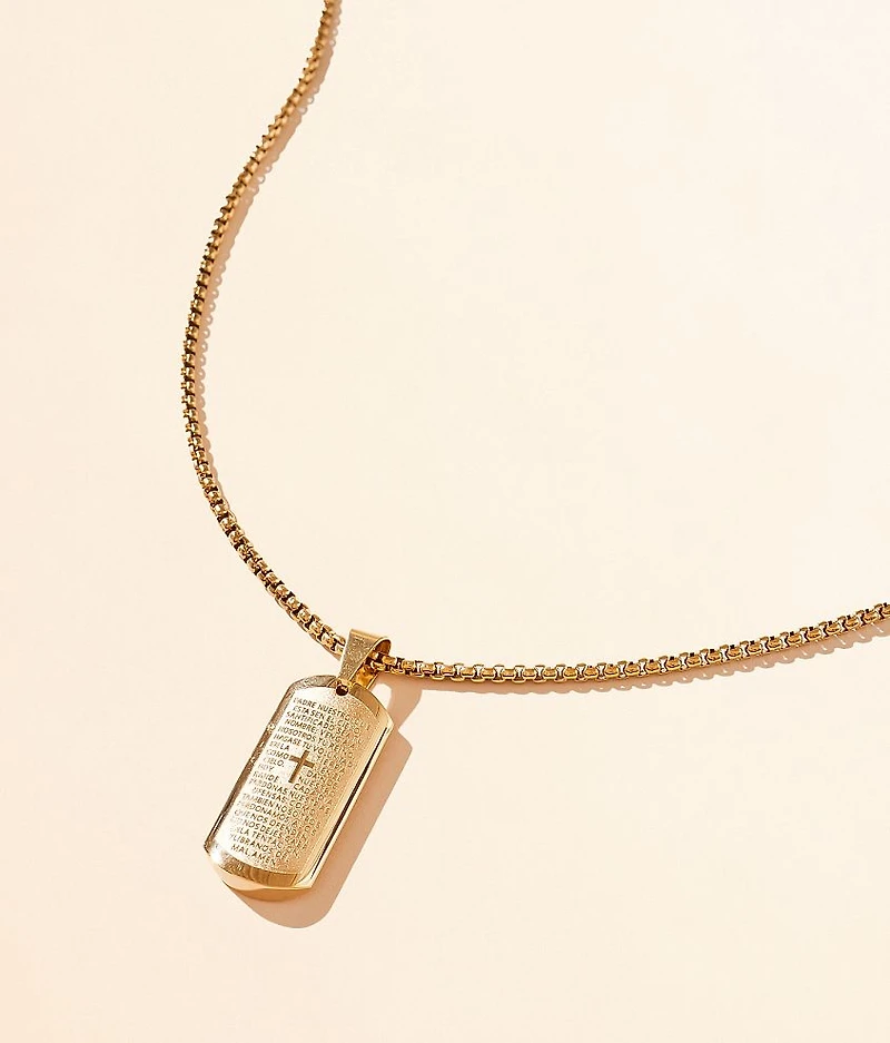 The Lord's Prayer 23" Necklace