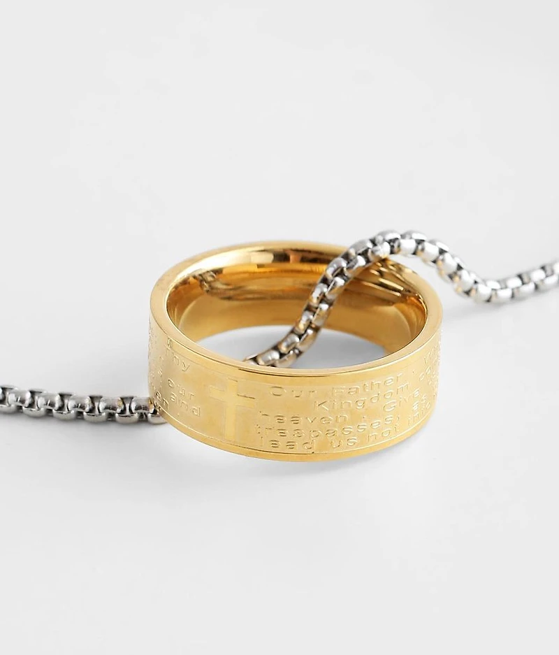 Lord's Prayer 23" Necklace