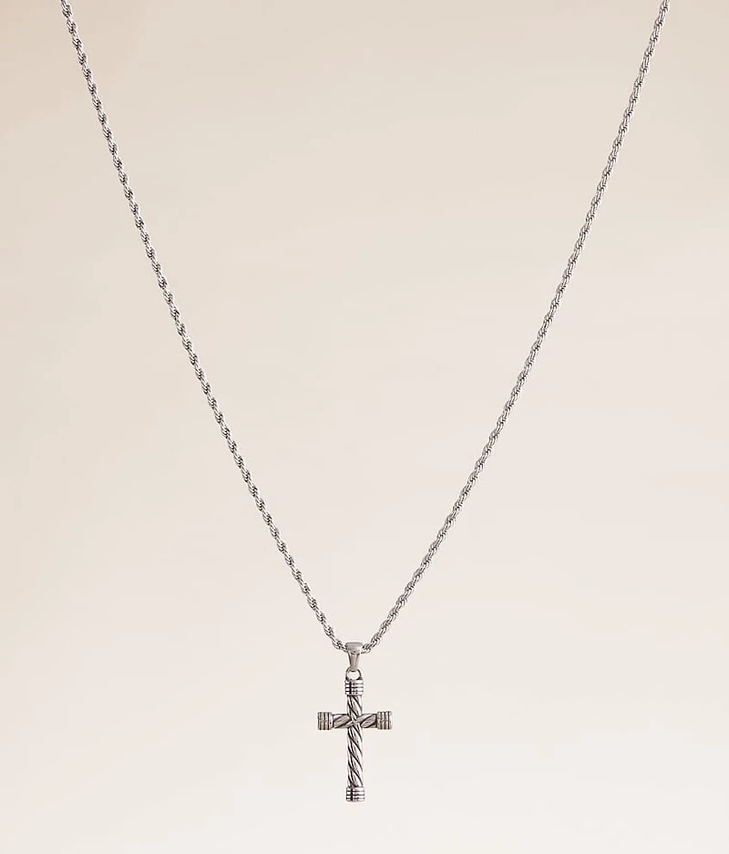 Twisted Cross 20" Necklace