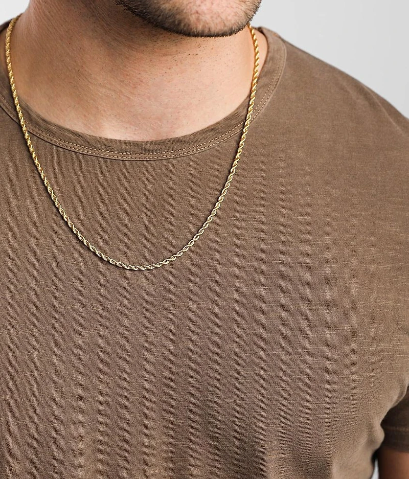 Gold Spiral Necklace