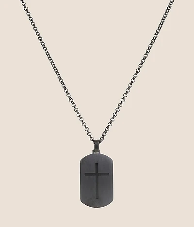 Scripture Dog Tag 23" Necklace