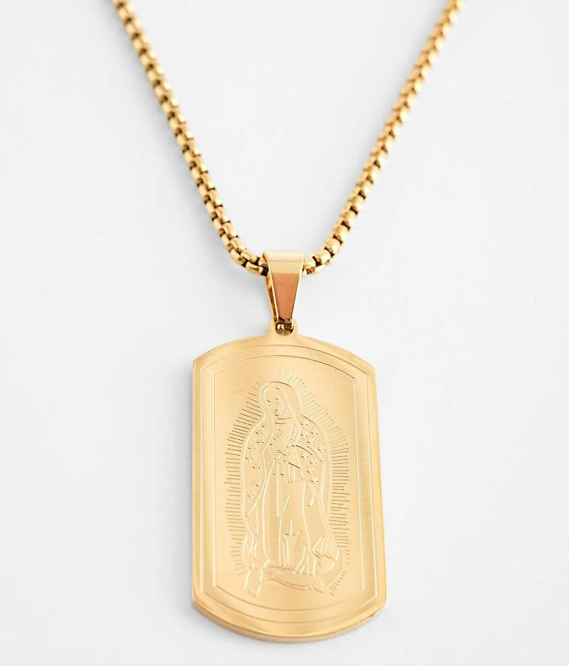 Virgin Mary 24" Necklace