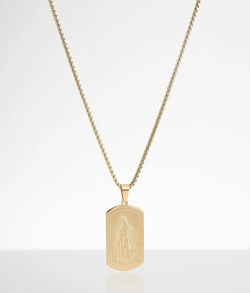 Virgin Mary 24" Necklace