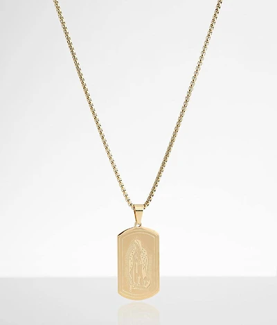 Virgin Mary 24" Necklace