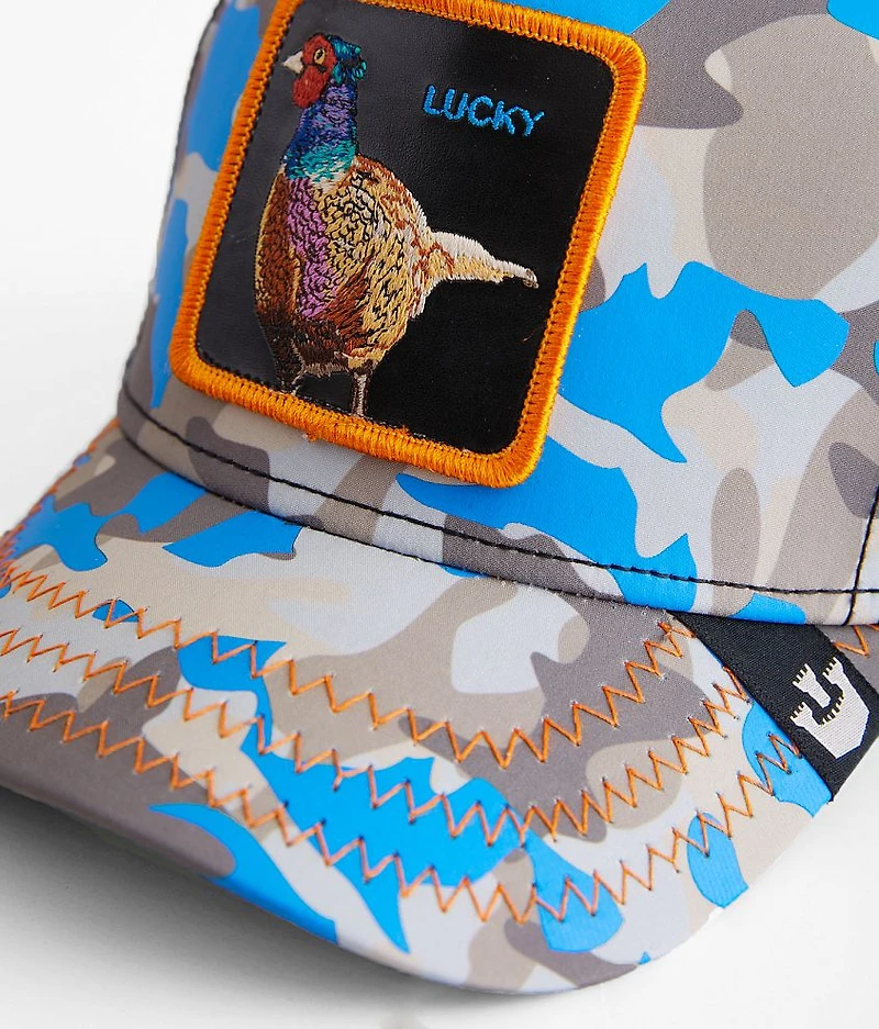 Luck Stays Down Trucker Hat