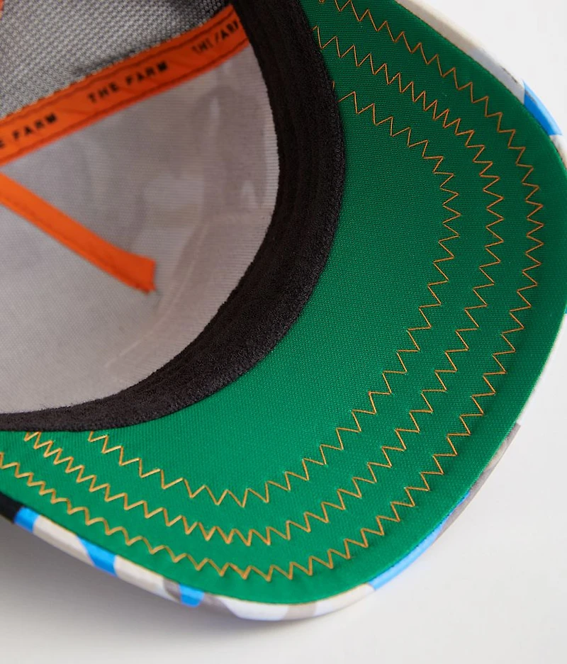 Luck Stays Down Trucker Hat