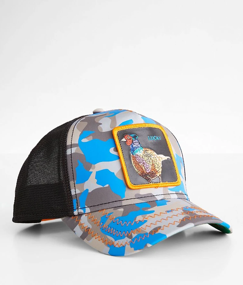 Luck Stays Down Trucker Hat