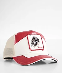 Moto Raging Leather Trucker Hat