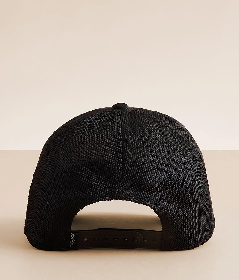 The Faux Suede Sheep Trucker Hat