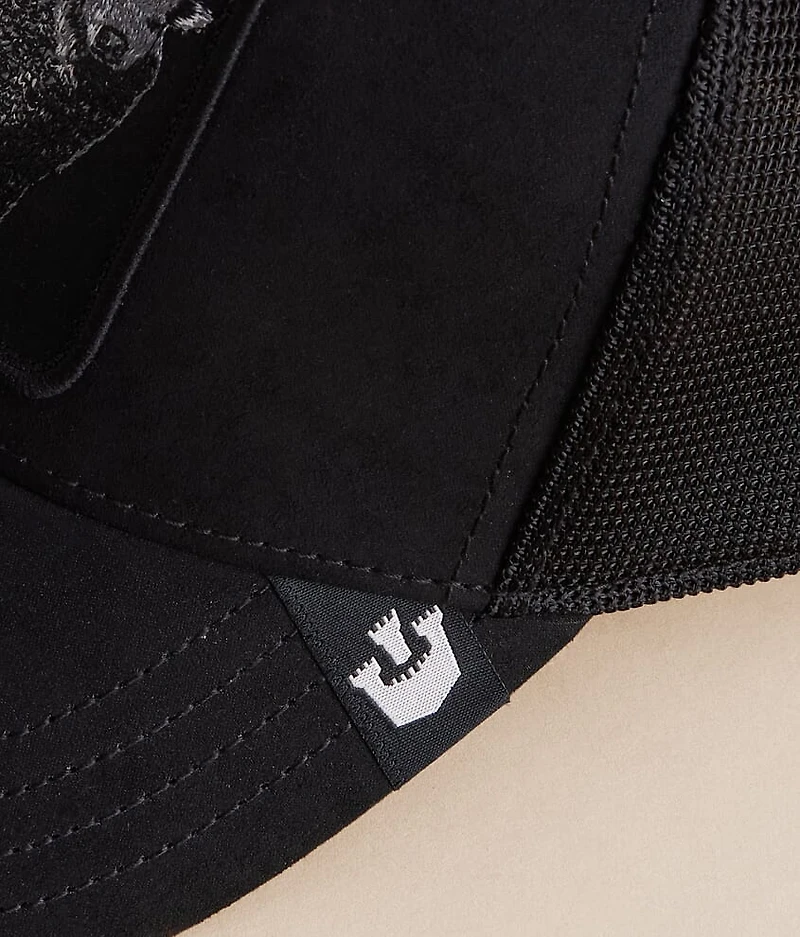 The Faux Suede Sheep Trucker Hat
