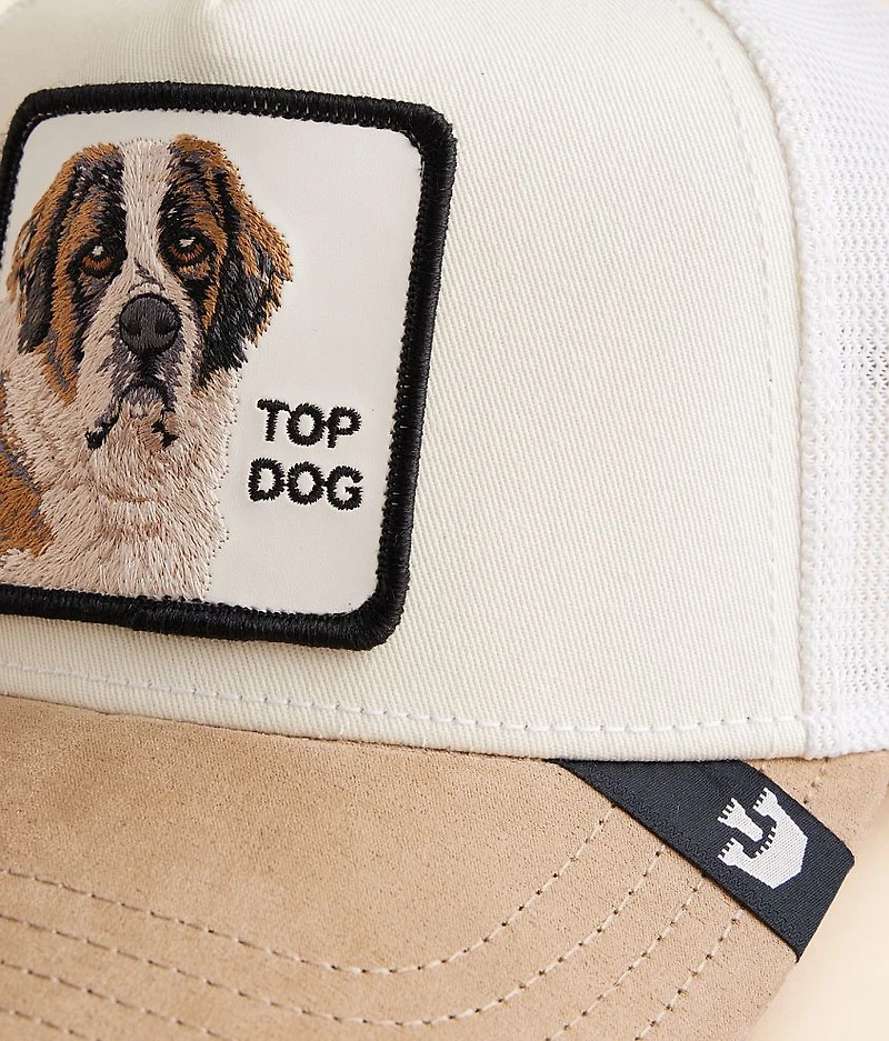 The Faux Suede St. Bernard Trucker Hat