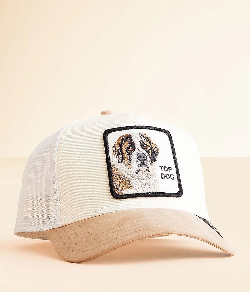 The Faux Suede St. Bernard Trucker Hat
