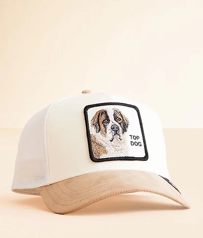 The Faux Suede St. Bernard Trucker Hat