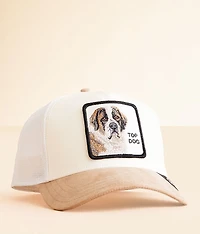 The Faux Suede St. Bernard Trucker Hat