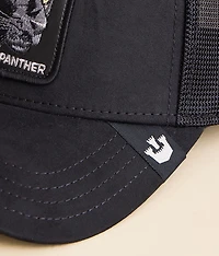 The Faux Suede Panther Trucker Hat