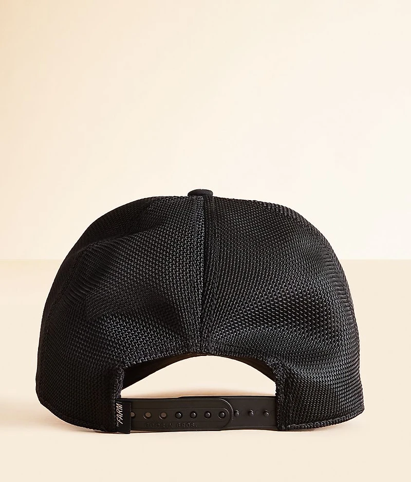 The Faux Suede Ram Trucker Hat