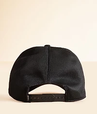 The Faux Suede Ram Trucker Hat
