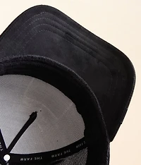 The Faux Suede Ram Trucker Hat