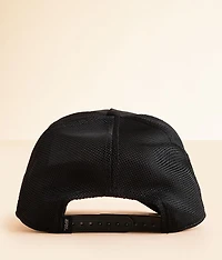 The Faux Suede Bull Trucker Hat