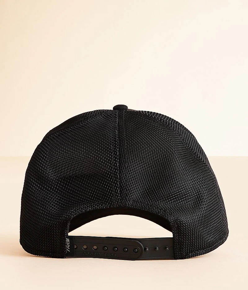 The Faux Suede Stallion Trucker Hat