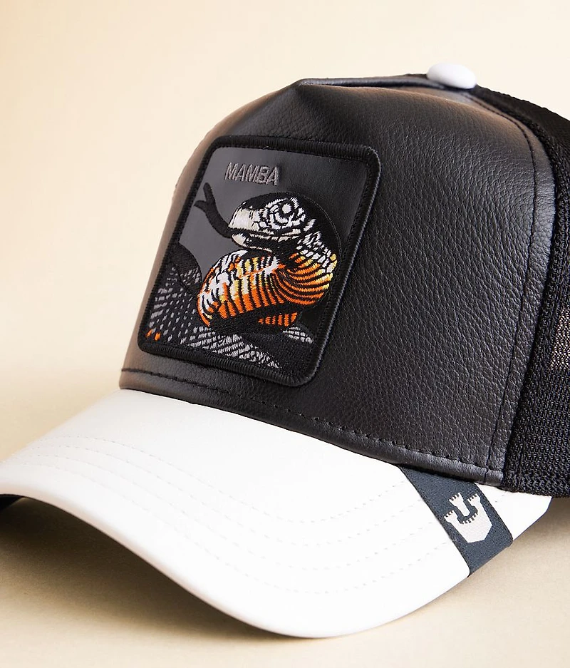 Snake Leather Trucker Hat