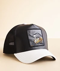 Snake Leather Trucker Hat