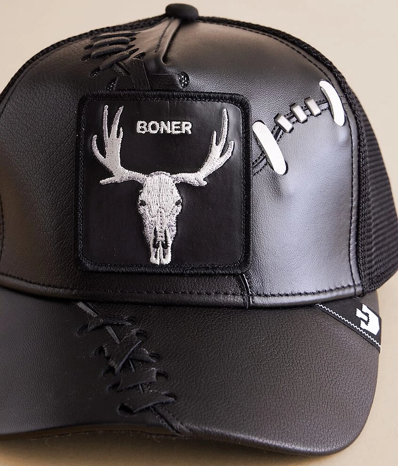 The Next Atrocity Leather Trucker Hat