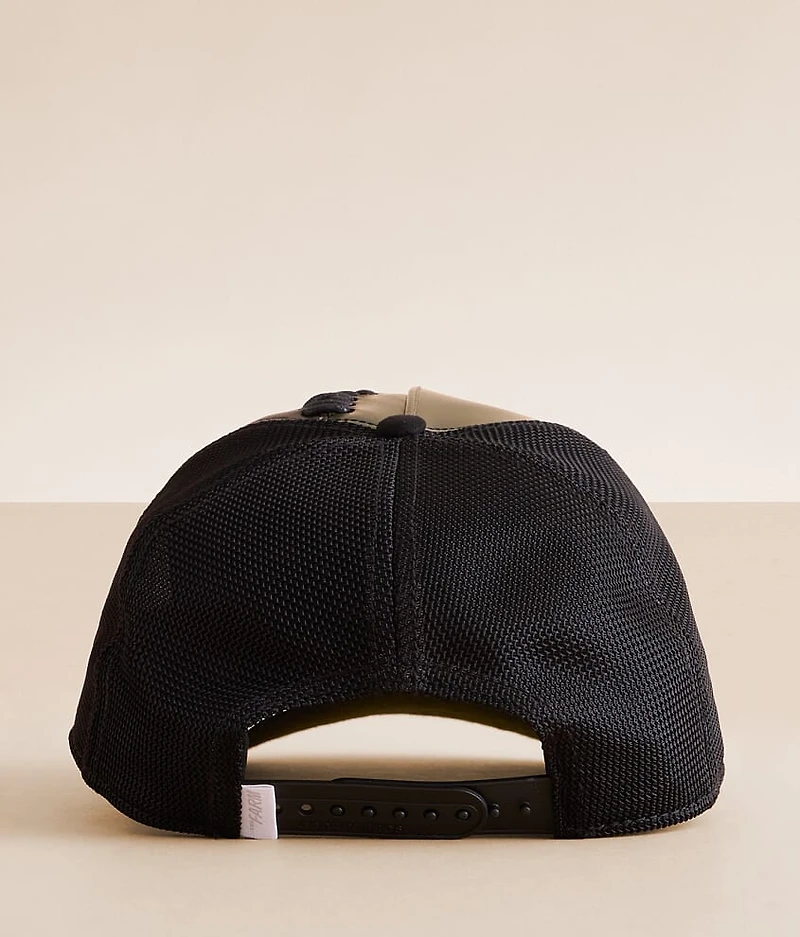 Long Slow Goodbye Leather Trucker Hat