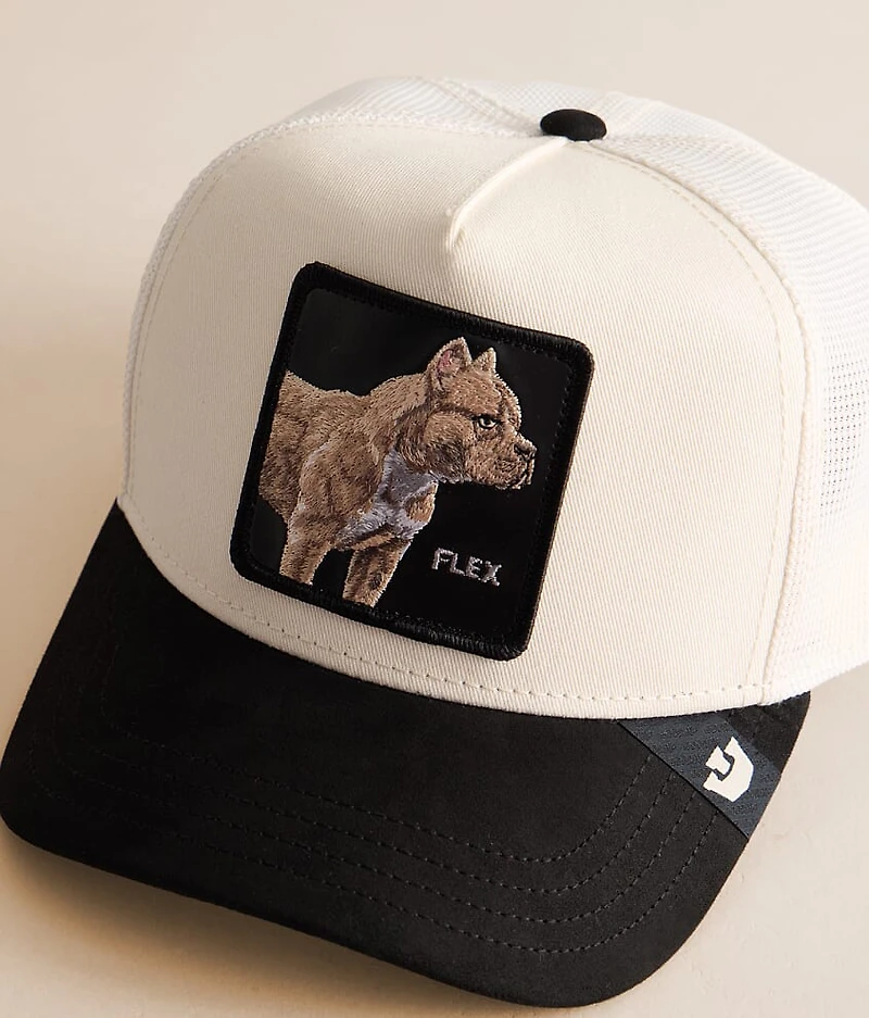 The Faux Suede Pitbull Trucker Hat