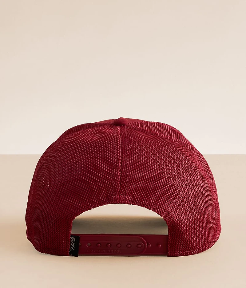 The Faux Suede Rhino Trucker Hat
