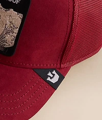 The Faux Suede Rhino Trucker Hat