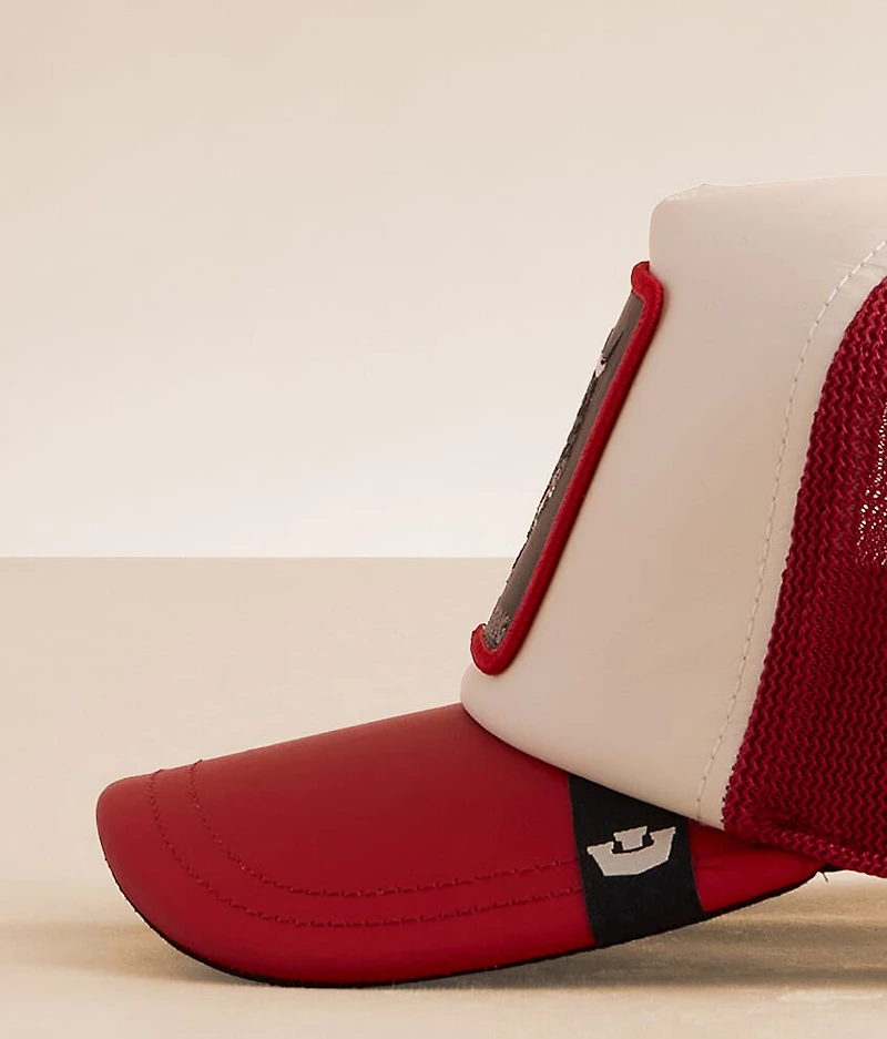 LFG Raging Bull Leather Trucker Hat